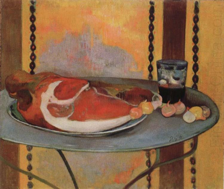 Paul Gauguin Style life with ham china oil painting image